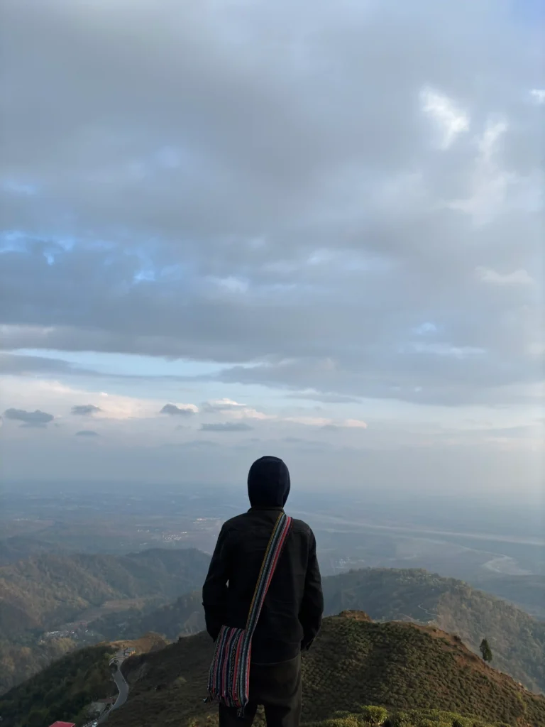 person standing at kurseong